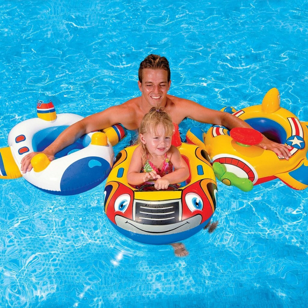 Круг надувной 74 см, Intex, с сидением, от 1 года, в ассортименте, 59586NP