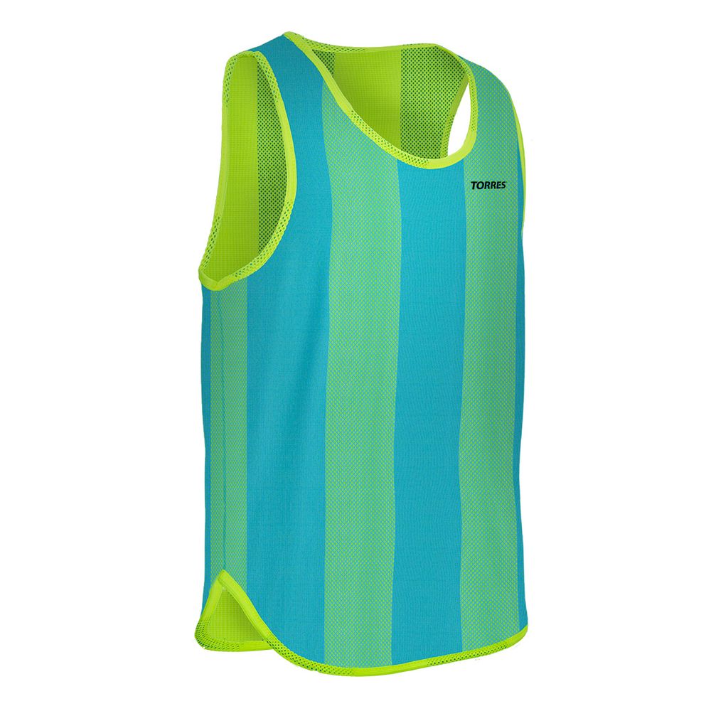 Манишка детская TORRES двухсторонняя, TR11950Y/B, р.Jr, тренировочная, полиэстер, жёлт-синий