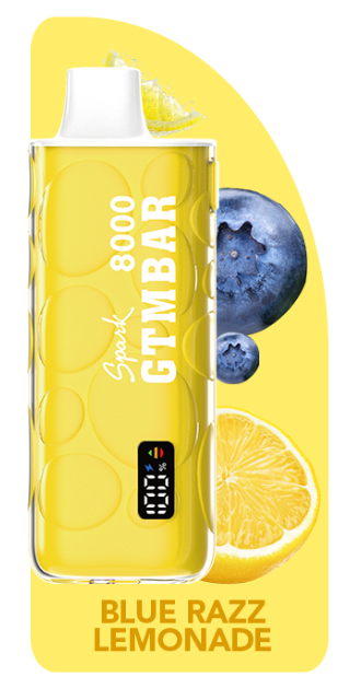 Одноразовый Pod GTM Bar Spark - Blue Razz Lemonade (8000 затяжек)