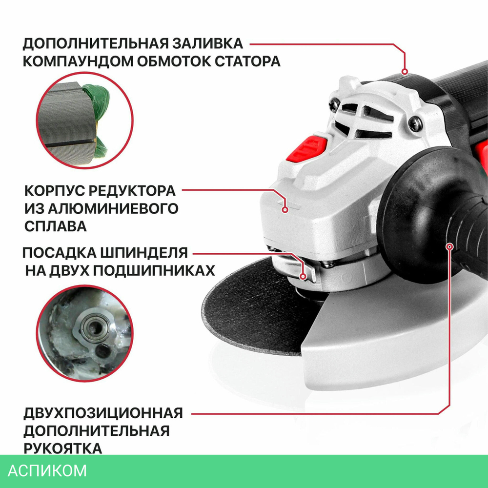 Угловая шлифмашина P.I.T. PWS125-C10