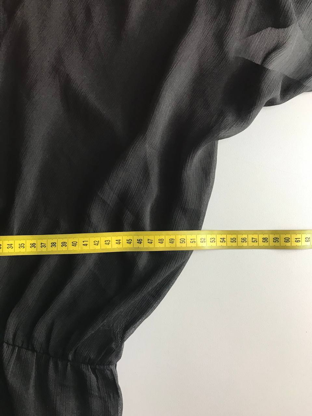 Накидка прозрачная, визуально на 48 размер