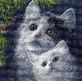 "Котята"-0971 канва с рисунком