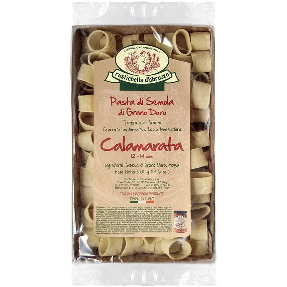 Макароны Каламарата (Calamarata) РУСТИЧЕЛЛА 500г