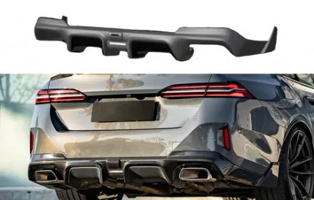 Диффузор заднего бампера для BMW 5 серии G60 G68 2024+ БМВ Обвес Бампер