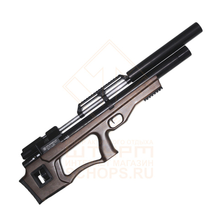 Винтовка пневматическая Krugergun PCP Снайпер буллпап 500 мм, прямоток, cal 6.35, Wood