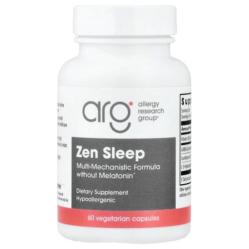 Allergy Research Group, Zen Sleep, 60 вегетарианских капсул