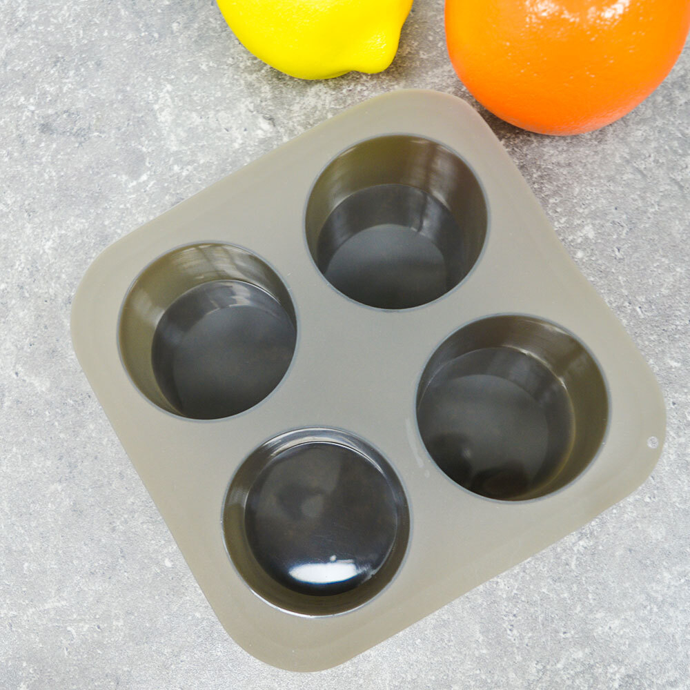 Форма для льда 4 ячейки "Skandi", объем ячейки 100мл, силикон