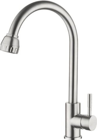 смеситель кухня LEDEME картридж д.35мм, нержавейка, L74205