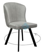 Стул DikLine 219 поворотный опоры чёрные