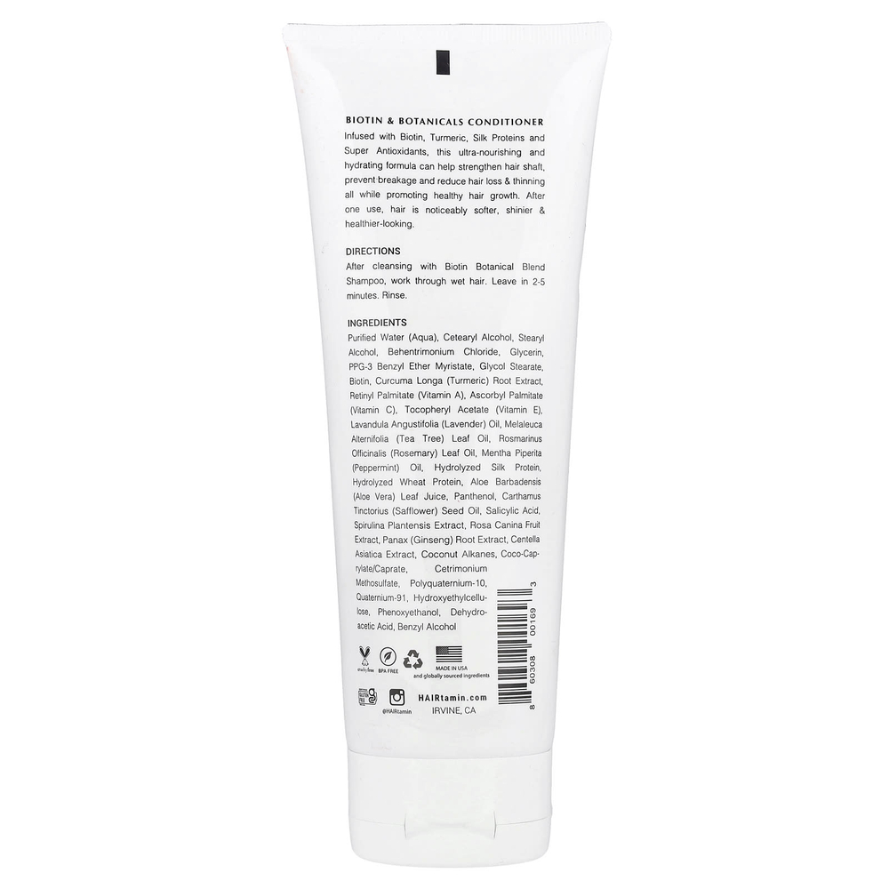 HAIRtamin, Биотиновый кондиционер, растительная смесь, 207 мл (7 жидк. Унций)