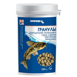 Зоомир Гранулы Универсальный корм, банка (тонущие гранулы)