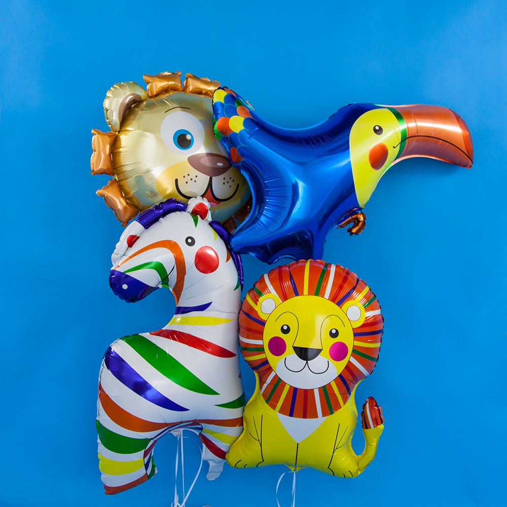 Шар (22"/56 см) Фигура, Голова, Солнечный Лев