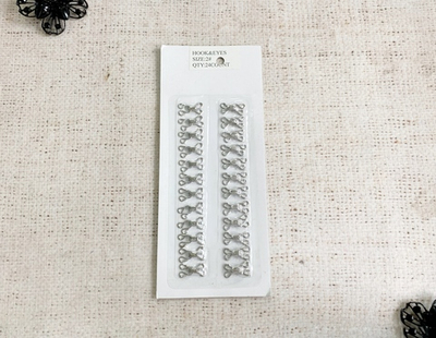 Крючки пришивные №2, р. 15*8 мм