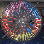 Светящийся зорб "Neo" ПВХ, усиленные сиденья, диаметр 3 м