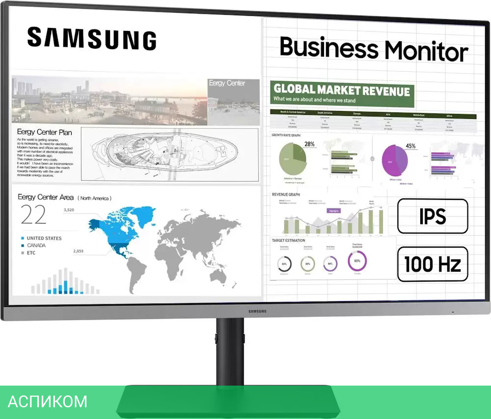 Монитор Samsung C430 LS24C430GAUXEN