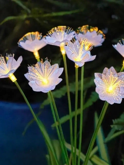 Светильник на солнечной батарее уличный беспроводной / Сакура 2 шт