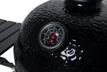 Керамический угольный гриль Diamond Egg Legend Deep Black, 46 см, чёрный, с ножками и столиками