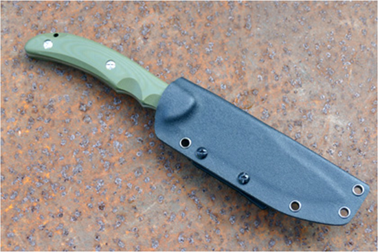 Нож Steelclaw Бастион bastion green