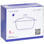 Кастрюля для микроволновой печи стекло, 0.9 л, с крыш, Тренд, GB13GH79197 JW202-3