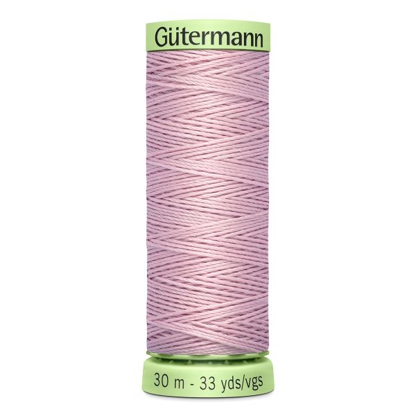 Нитки отделочные Gutermann Top Stitch 30 (30 метров), 5 кат. | 662 пыльно-розовый