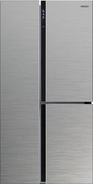 Холодильник Ginzzu NFK-475 стальной
