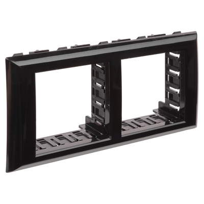 Рамка-суппорт "Avanti" для "In-liner Front", черный, 4 модуля