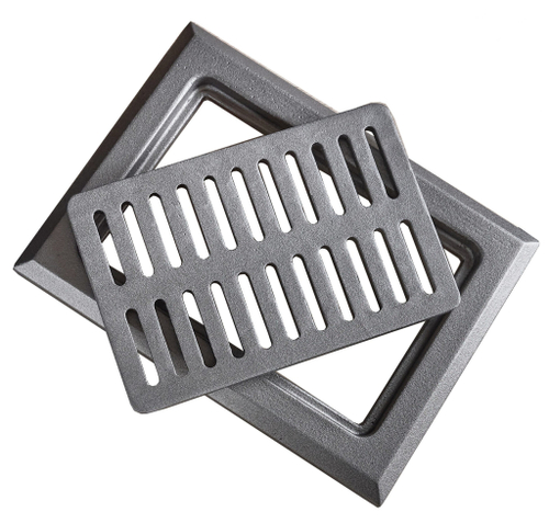 Рама с решеткой 300х200 для дренажного колодца РДК-300х200