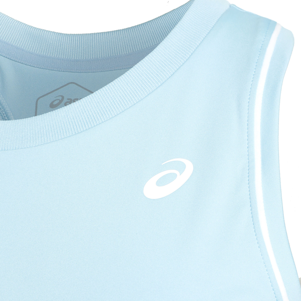 Женская теннисная майка ASICS Court Piping Tank Top Women - Light Blue