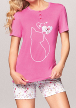 Пижама Kaleidos: футболка и шорты (Размер: L) (Цвет: сиреневый)