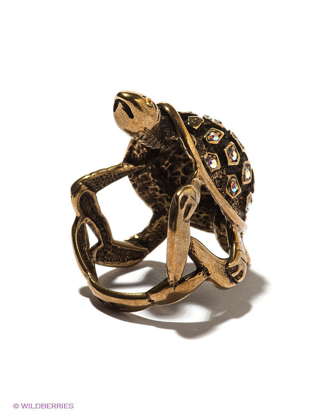 "Нанду" кольцо в бронзовом покрытии из коллекции "Вокруг света" от Jenavi