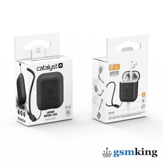 Catalyst Lanyard Case for AirPods 1 | 2 Stealth Black (Чёрный)