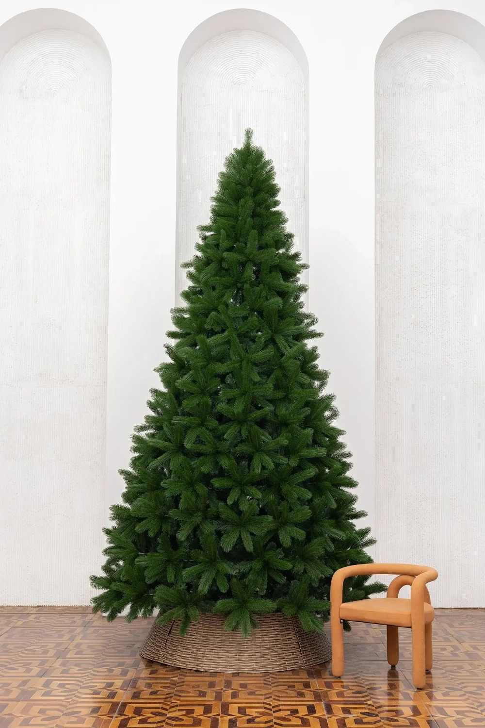 Искусственная елка Каспийская 500 см., литая хвоя + ПВХ, ЕлкиТорг (257500)