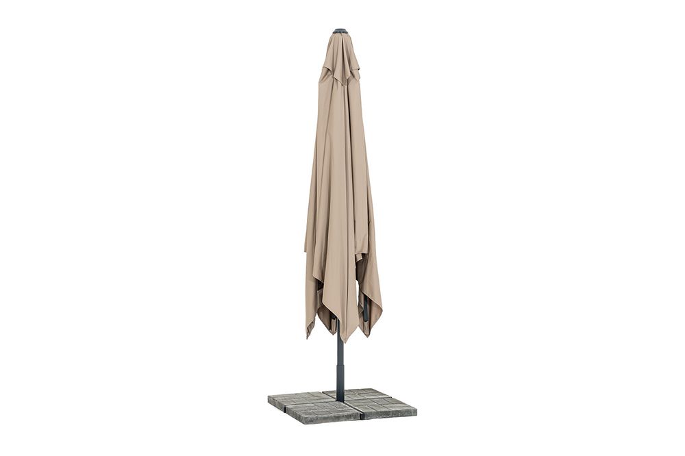 "Джулия" зонт садовый 3х3м на центральной опоре, тент бежевый