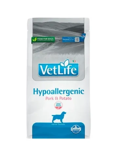 Корм сухой Farmina Vet Life Hypoallergenic Pork & Potato (Фармина Вет Хипо) свинина и картофель 12 кг