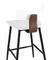Полубарный стул Ant белый