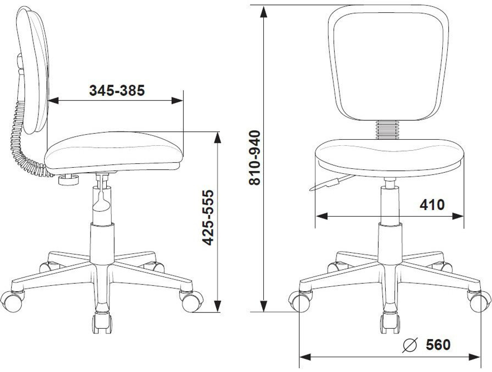 Кресло детское Бюрократ CH-W204NX/MONSTER