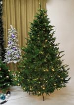 Елка с гирляндой встроенной «Престиж» (Литая хвоя) 120 см / 1,2 м