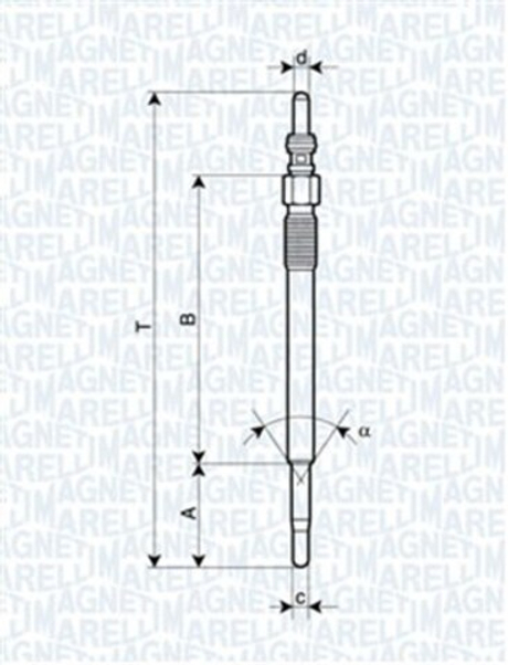 MAGNETI MARELLI - 062900048304-MAN - Glow Plug