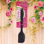 Лопатка кулинарная силиконовая «Bon appétit» 20,5*3,8см черная