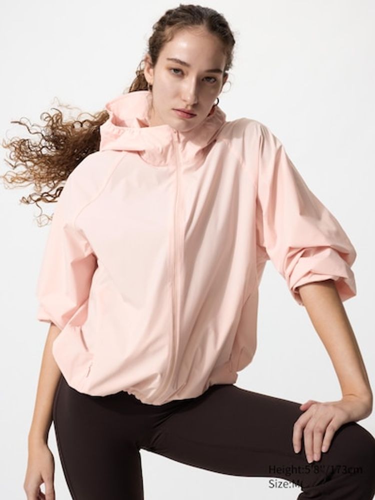 UNIQLO Парка, розовый