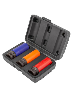 Головки ударные тонкостенные, набор 3пр., 1/2''(6гр.) RockForce##Rock FORCE RF-4032C