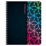 Тетрадь А5, 48 л., BRAUBERG ЭКО, гребень, клетка, обложка картон, АБСТРАКЦИЯ, 403053, 1шт