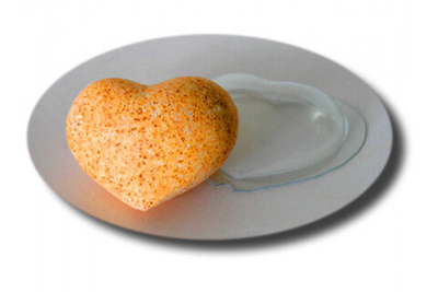 Пластиковая форма для шоколада "Сердце большое"