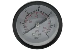 Манометр горизонтальный Verton 6 бар 50мм НР 1/4" аксиальный 38122