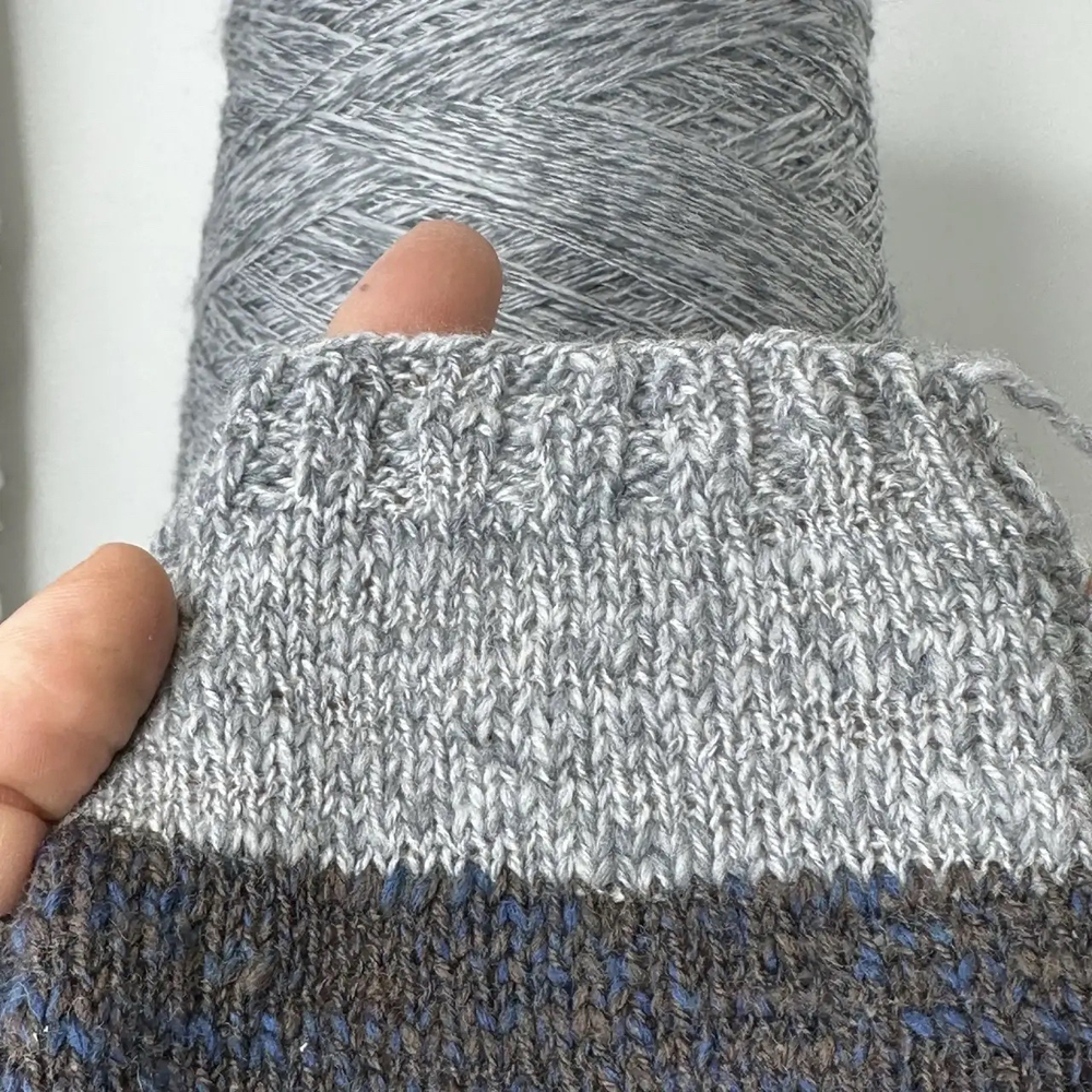 MARBLE - Zegna Baruffa Lane Borgosesia; 100% меринос; 520м/100гр; col. 630870, цвет: серый меланж; S703