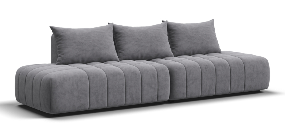 Диван Босс Твин прямой Велюр Royal агат