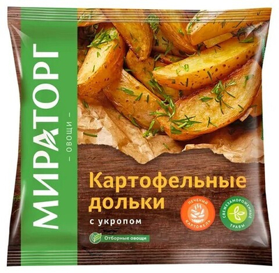 Картофельные дольки с укропом, Мираторг, 400г