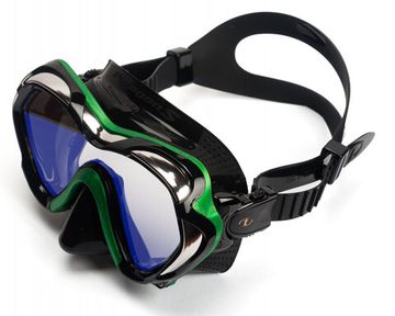 Маска TUSA Paragon S моностекольная, антиблик, зеленая