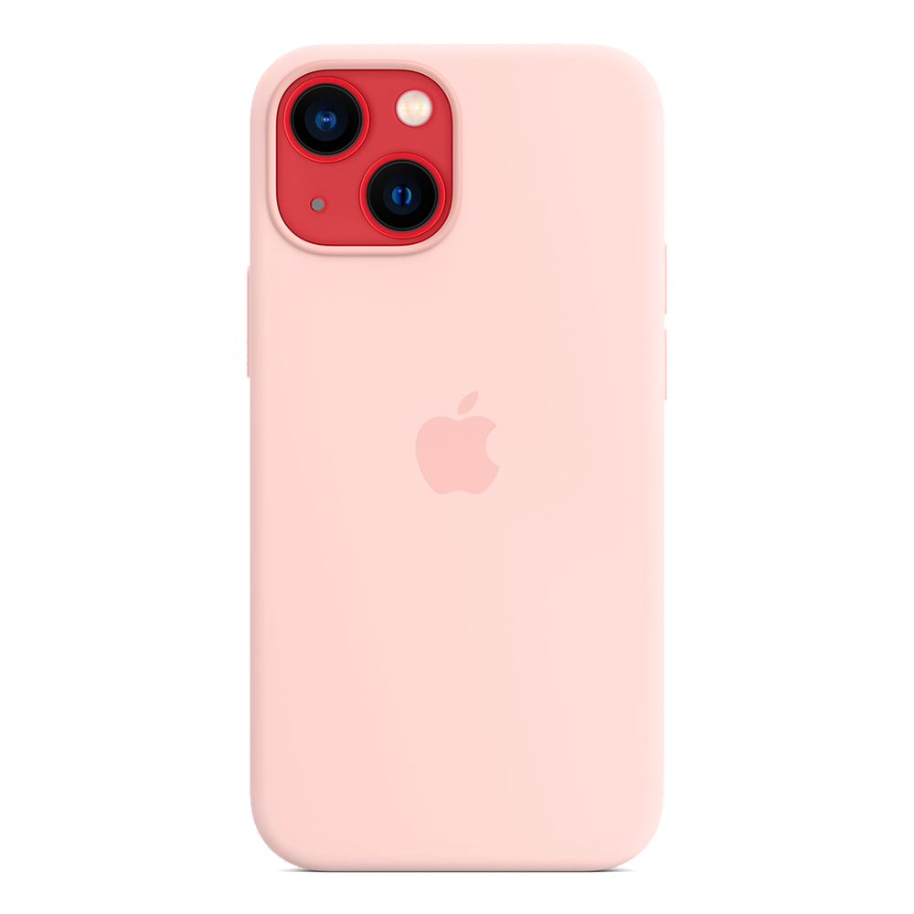 Силиконовый чехол с поддержкой MagSafe Apple Silicone Case для iPhone 13 mini, Chalk Pink (Розовый мел)