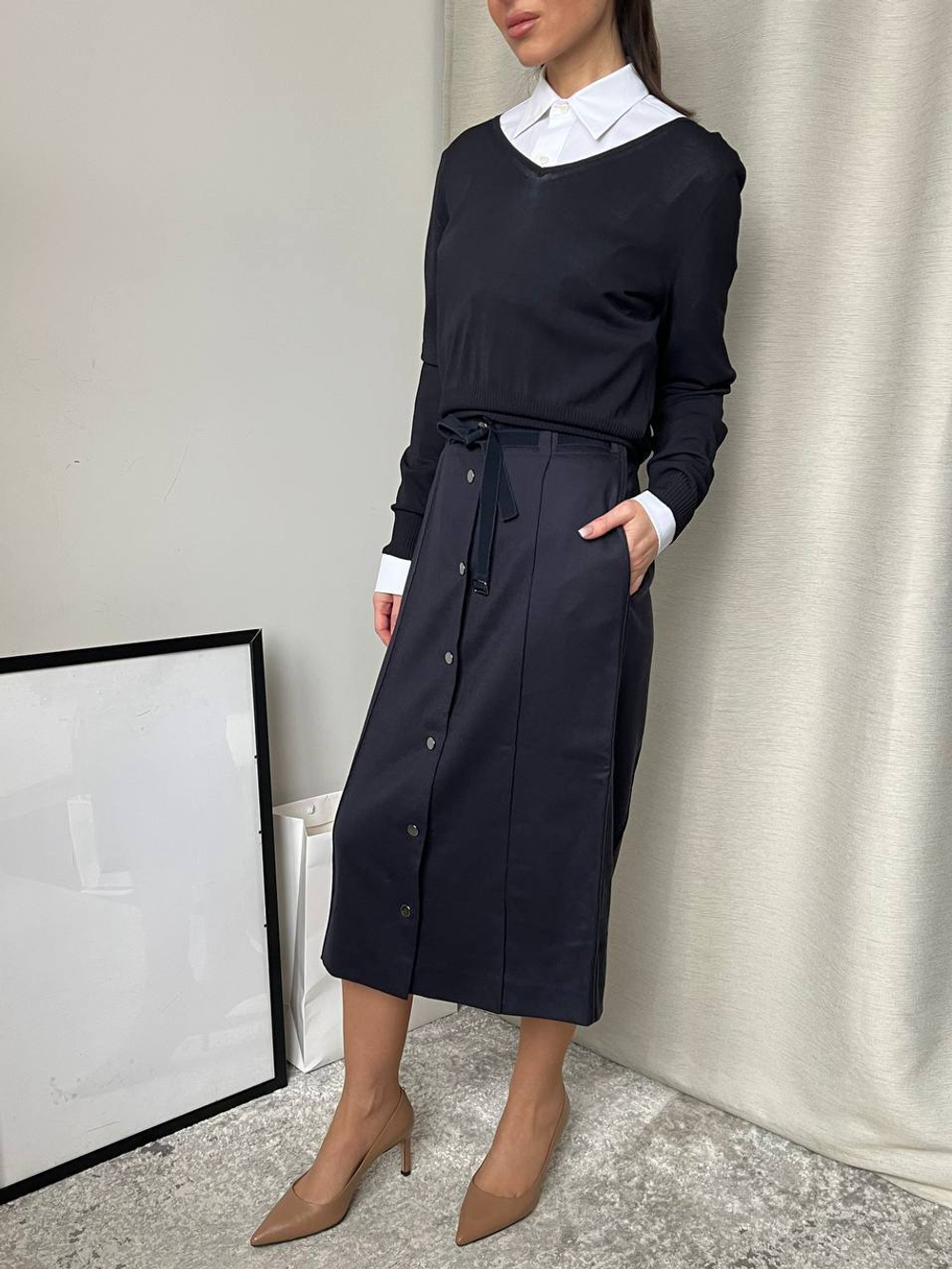 Шерстяная юбка Emporio Armani, xs